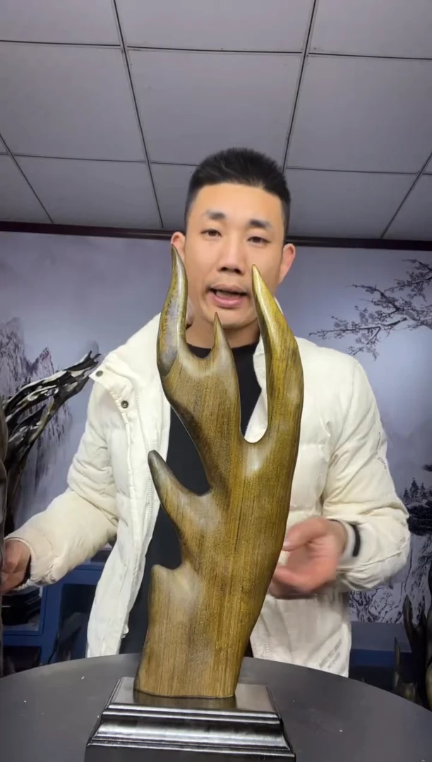 金丝楠木雕款J****a金丝楠木工艺品摆件