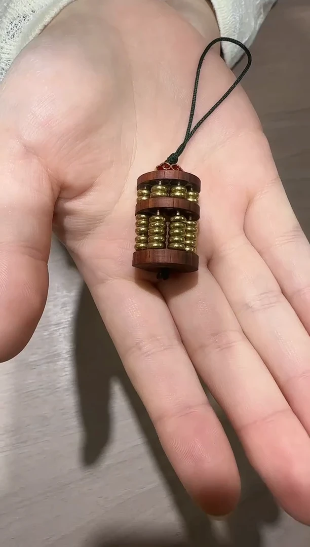 非洲紫檀（红花梨）手串/手链血檀算盘把件