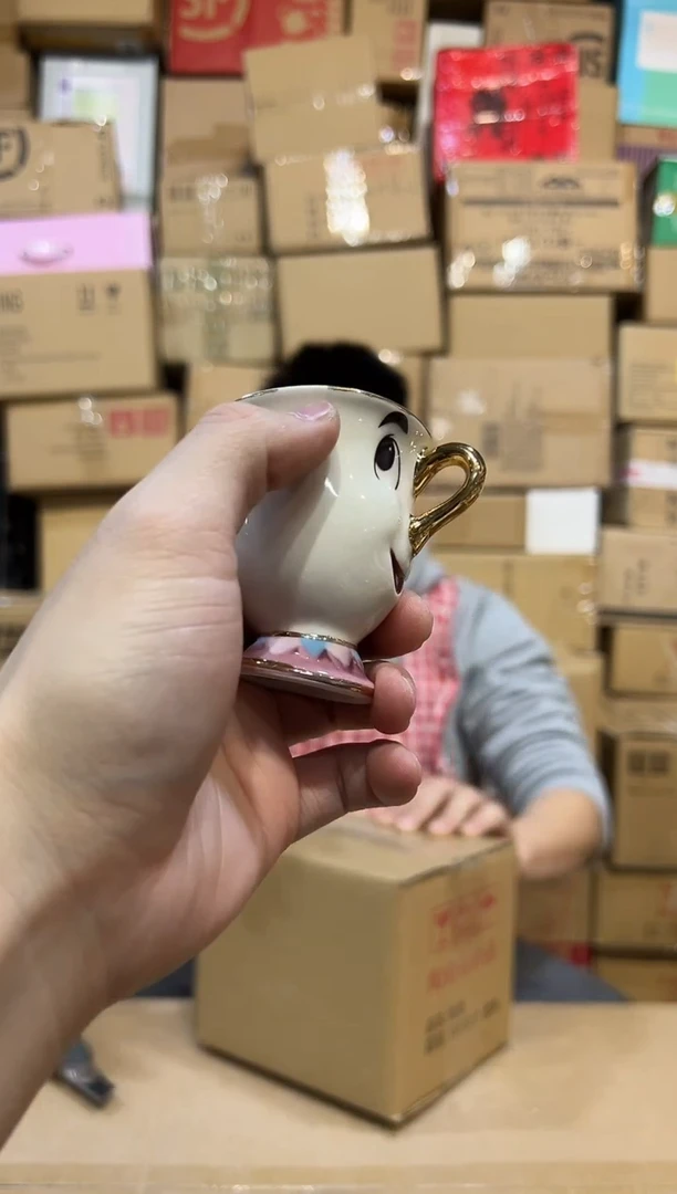 【闪购商品】杯陶瓷杯金边阿奇杯