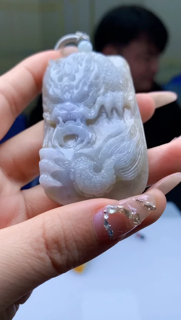 【闪购商品】定制翡翠未镶嵌5060ty-毛货挂件69