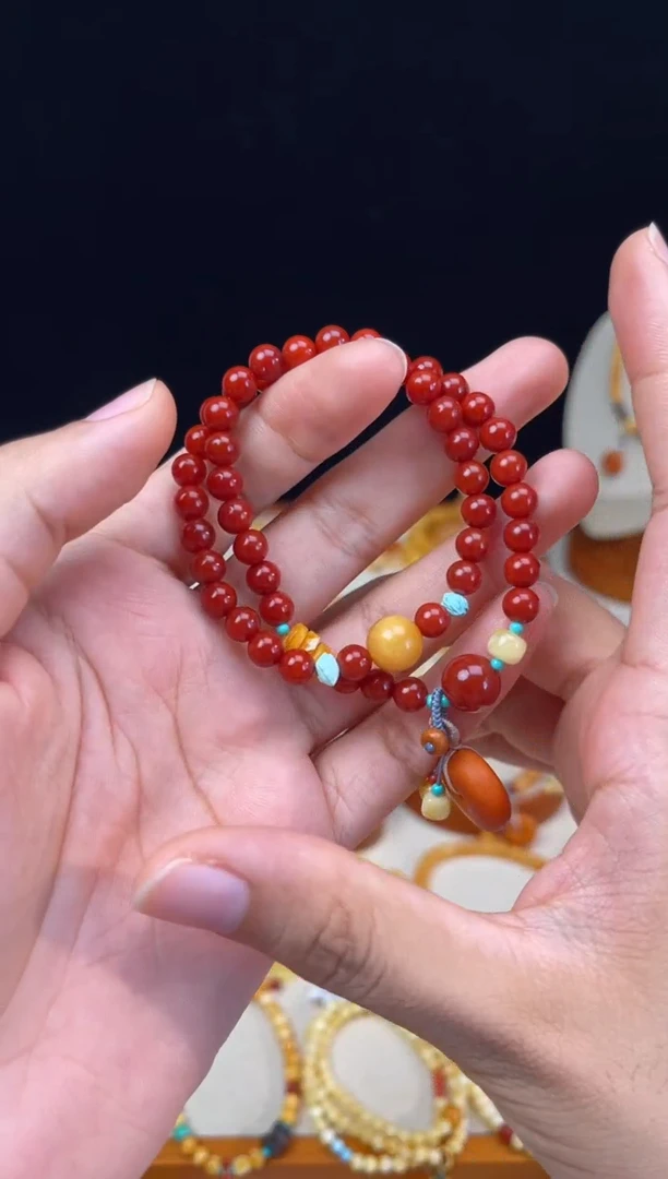 手链蜜蜡未镶嵌双圈