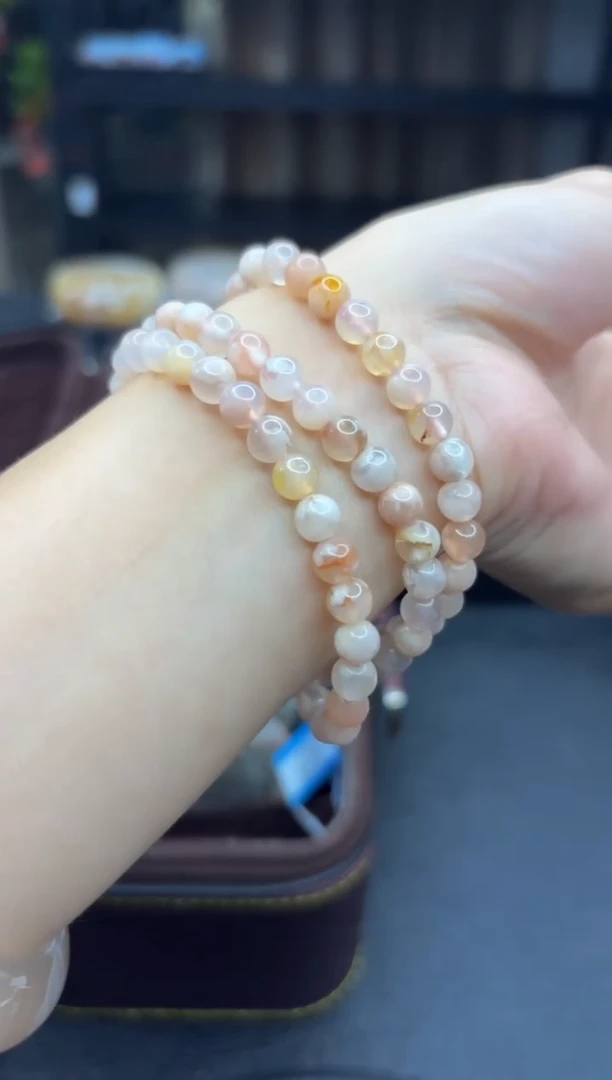 石英质玉手链未镶嵌337有沙眼