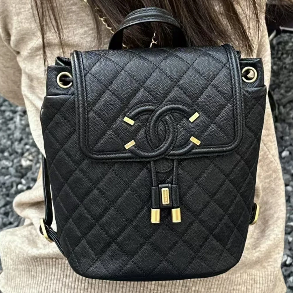 99新 Chanel/香奈儿 安洁利严选/BK0127350 双肩包