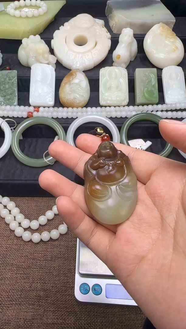 吊坠(不含链)未镶嵌和田玉張*生吊坠