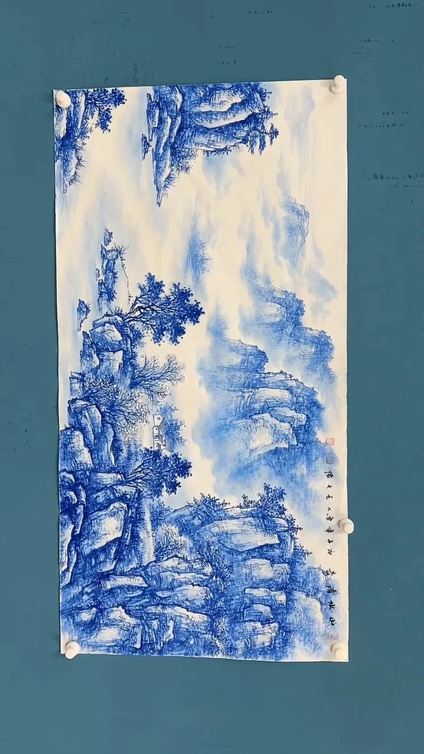 【闪购商品】国画1.21-国检-王夫怀-四尺-12