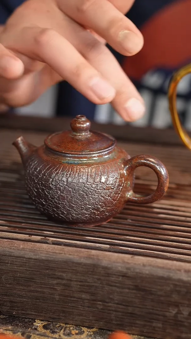 茶壶紫砂原矿手工制作