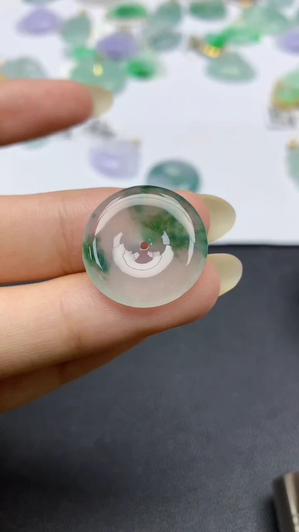 颈饰未镶嵌翡翠朝**拾天然缅甸a货翡翠百元以上9元证书费自理