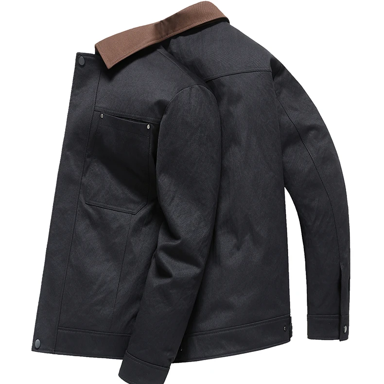 斯巴奴新款夹克男2025春季休闲翻领茄克衫百搭上衣春秋男装薄外套