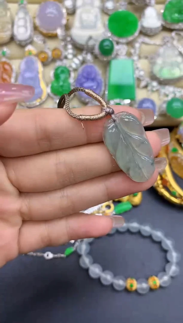 颈饰未镶嵌翡翠105-中国好珍宝