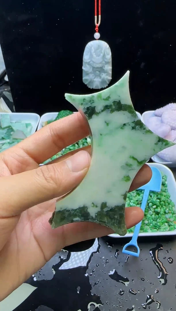 翡翠挂件未镶嵌023天然A货翡翠