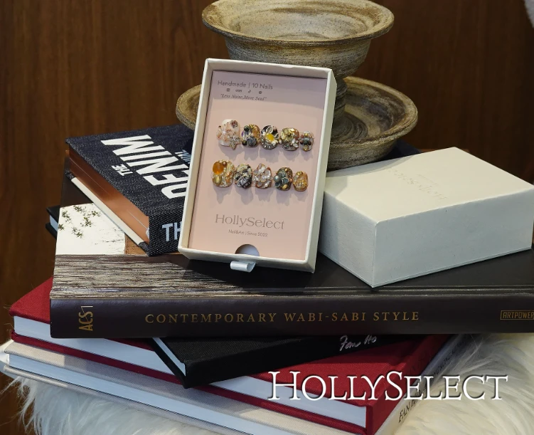 设计师款式「沙漠鼠尾草」 HollySelect小众手工穿戴甲
