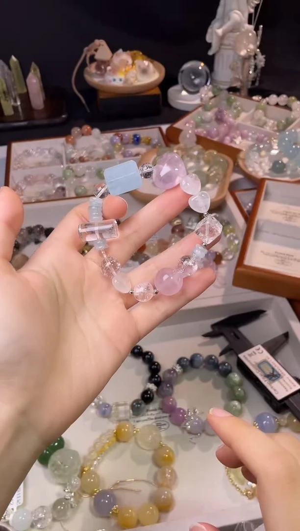 未镶嵌手链水晶1372多样性发货