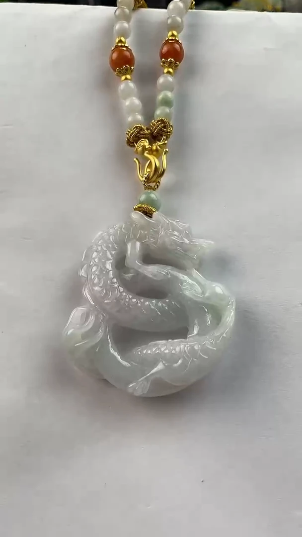 【闪购商品】翡翠颈饰未镶嵌2535(赠链)部分宝贝微瑕主播介绍为准