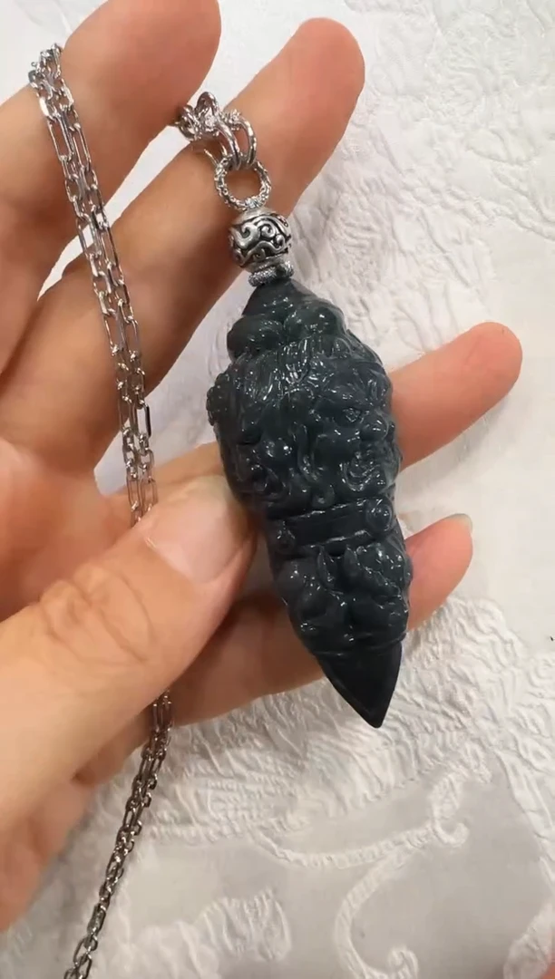 颈饰未镶嵌翡翠国风