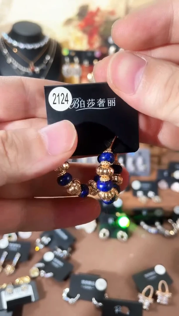 合金925银锆石泊2124