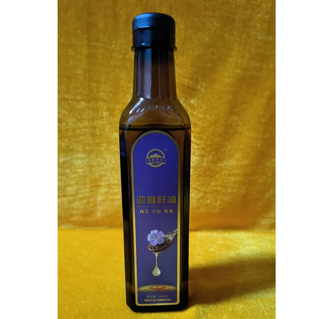 纯亚麻籽油 500ml/瓶（A）