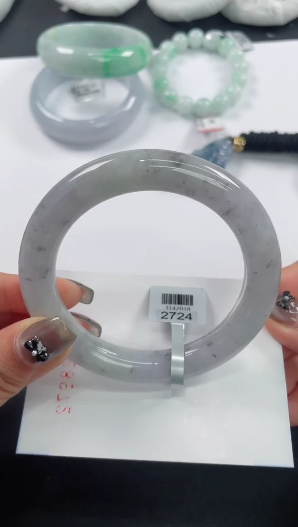 未镶嵌手镯翡翠基地发货H8859  57+