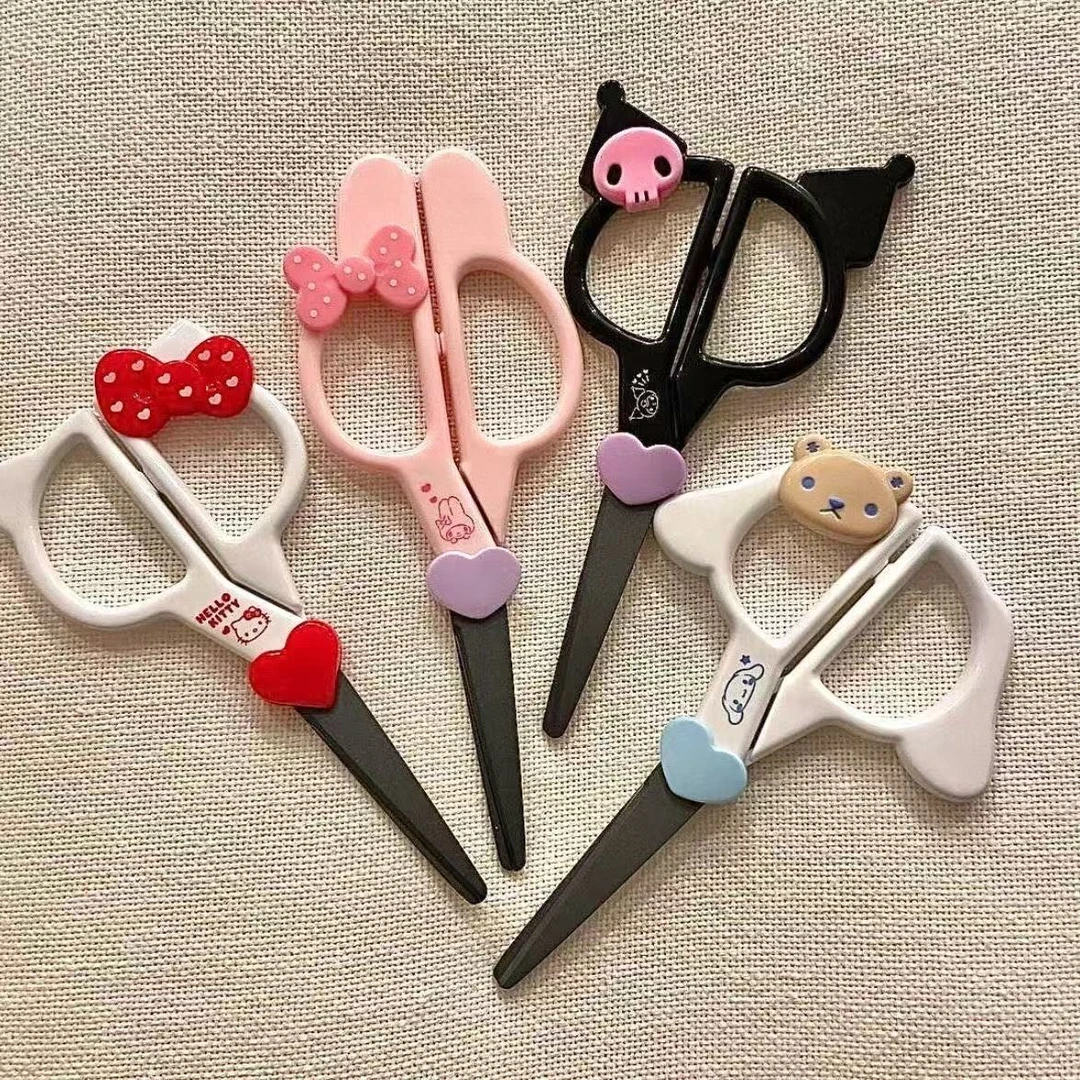 可爱少女心玉桂狗手工裁剪剪刀小学生手账DIY工具裁纸拆箱剪刀Q