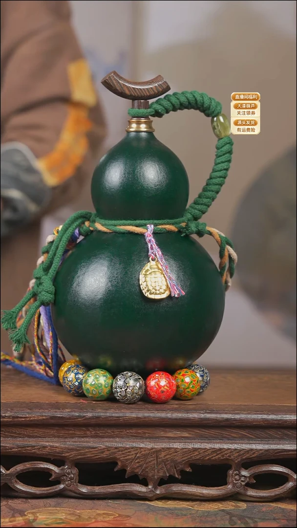 WQ050藏绳款葫芦不包手串