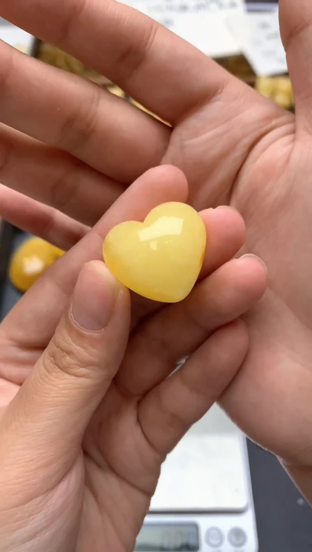 【闪购商品】琥珀珠宝奇石未镶嵌034琥珀蜜蜡花粉