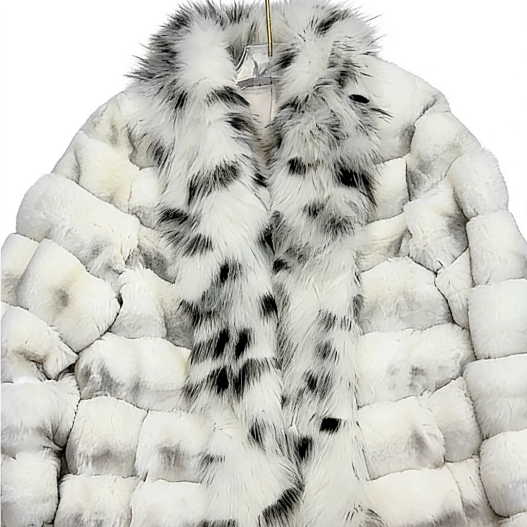 子艳【贵妇名媛】欧货进口毛毛加厚短外套