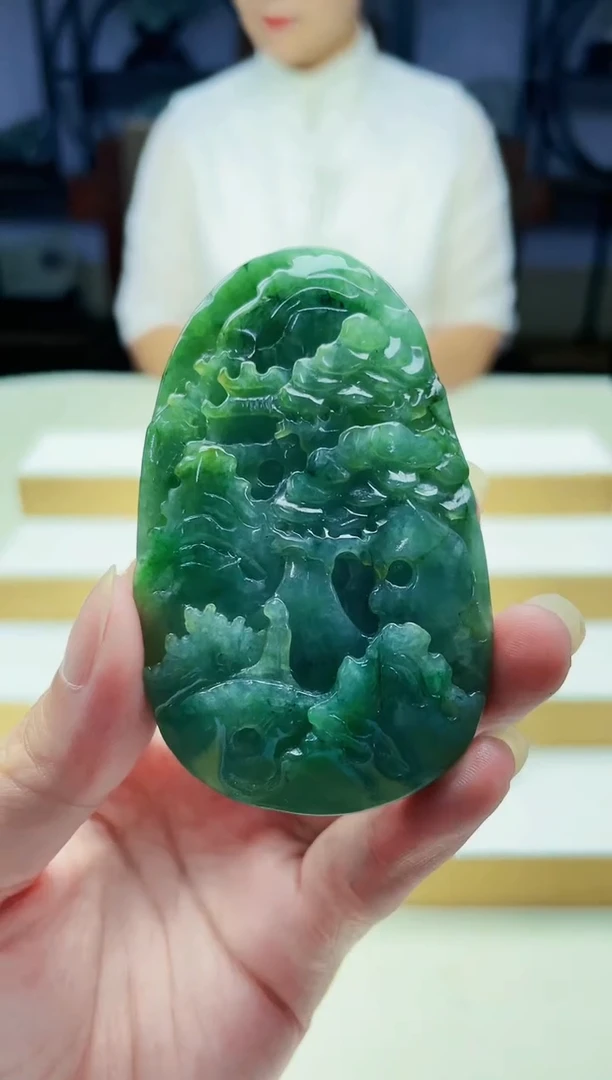 未镶嵌定制翡翠毛货09190093