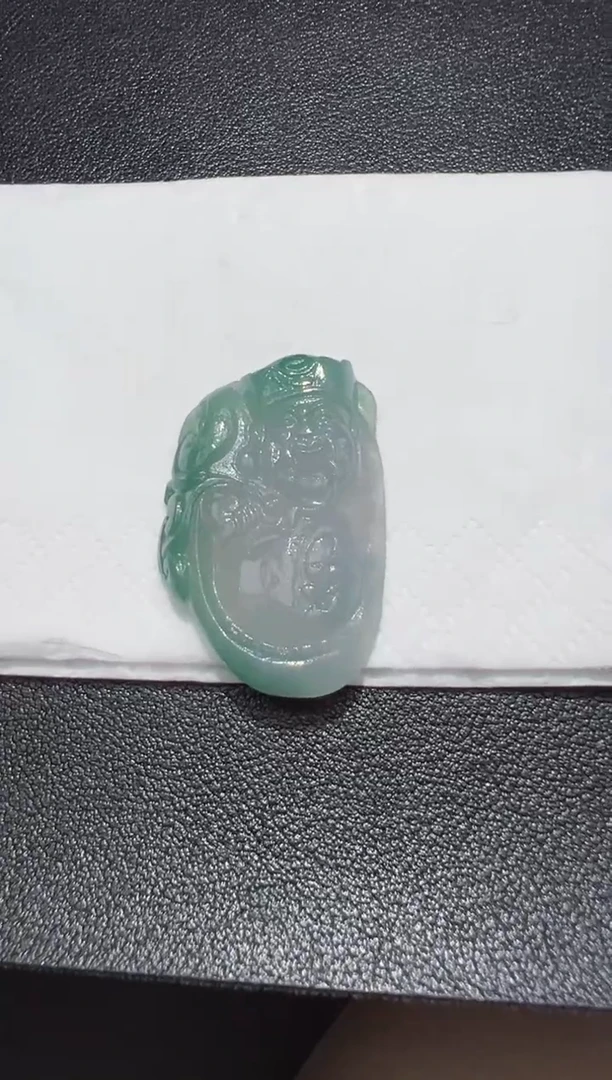 【闪购商品】定制翡翠未镶嵌38.5*24.5*6.5米爷