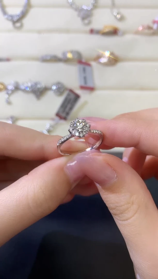 戒指18K金镶嵌钻石A308|6280