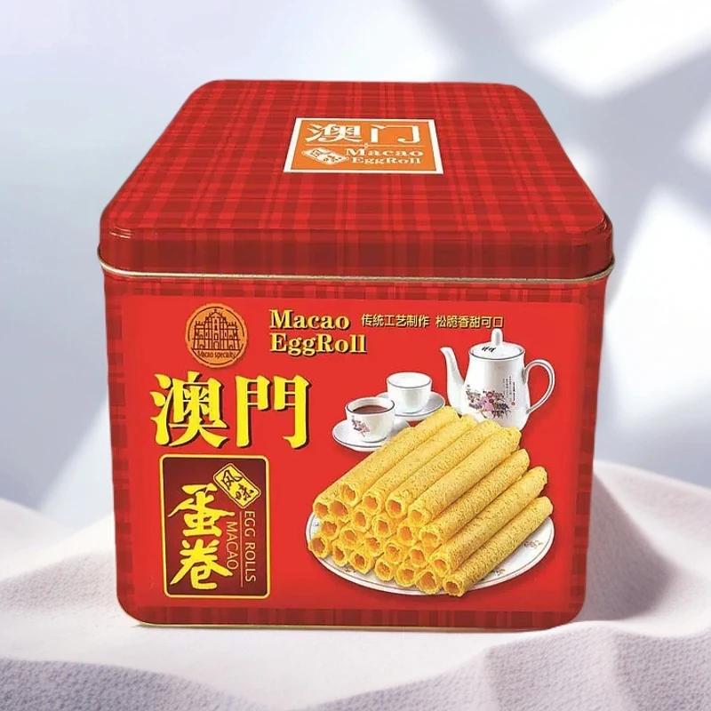 蛋卷王澳门香港手工老式鸡蛋卷酥饼干春节礼盒装年货广东特产零食