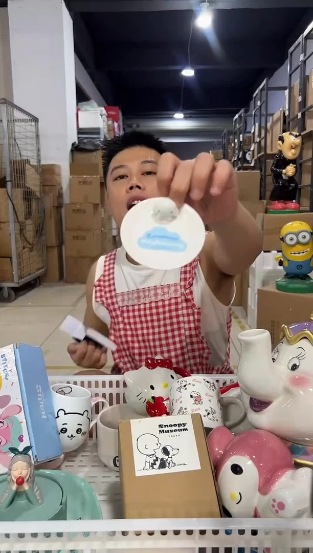 瓷片原盒玉桂狗蘸料碟