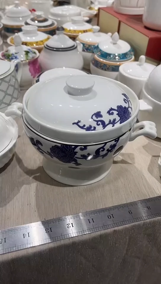 骨瓷隆达骨瓷温茶炉1个