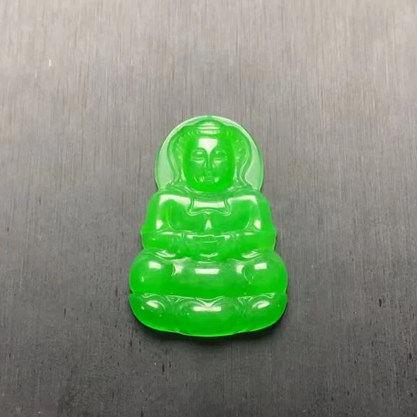 小白精选616精品男士观音玉坠高档
