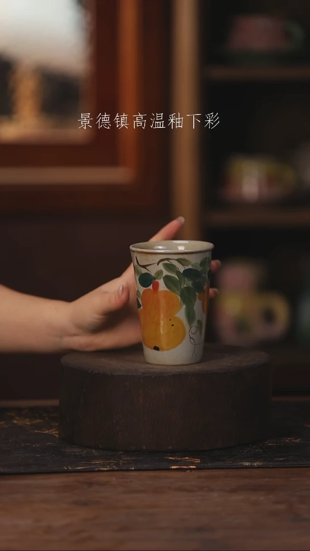 陶瓷景德镇高温釉下手绘陶瓷207