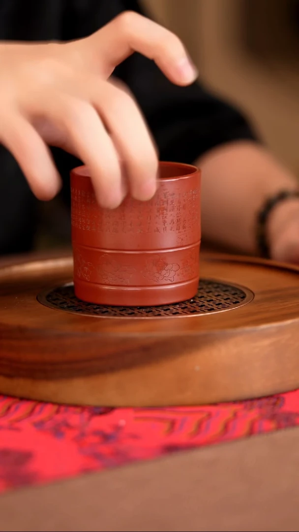 茶杯紫砂原矿紫砂