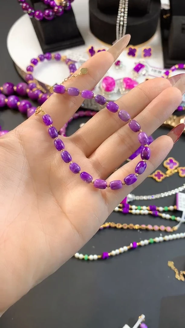 【闪购商品】苏纪石（舒俱来）.18K金镶嵌舒俱来手链