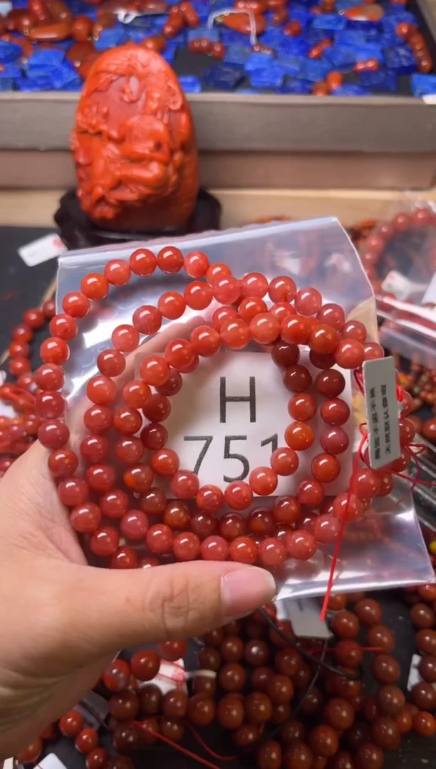 未镶嵌南红玛瑙珠宝奇石H751-7