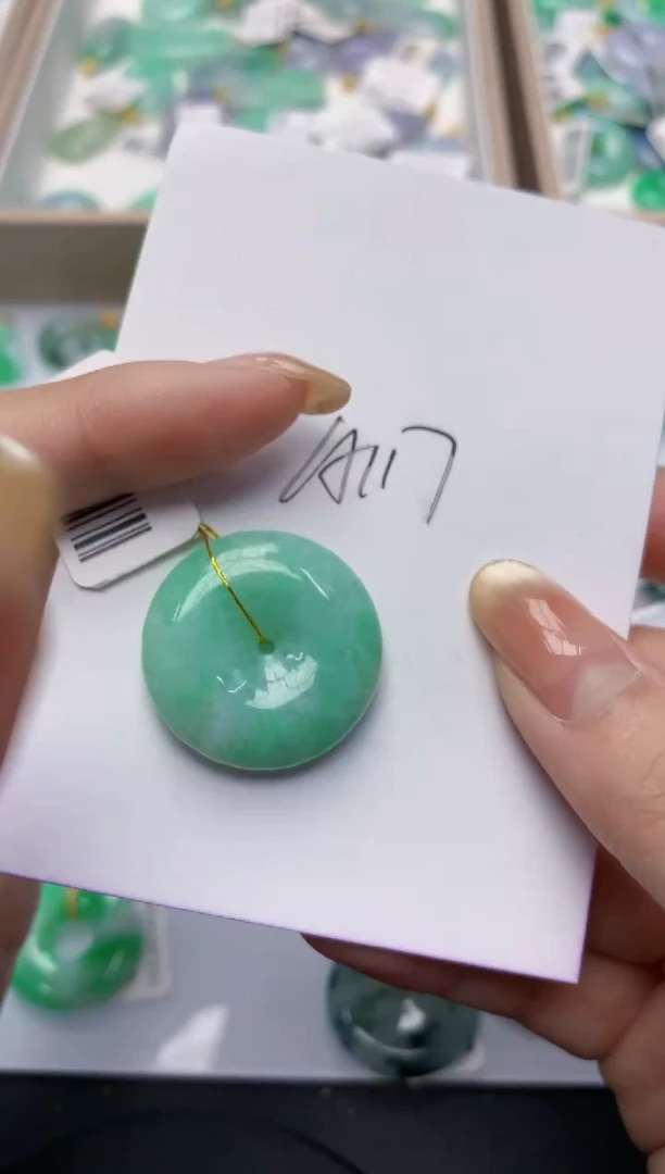 颈饰未镶嵌翡翠天然A货缅甸翡翠百元以上9元证书费自理