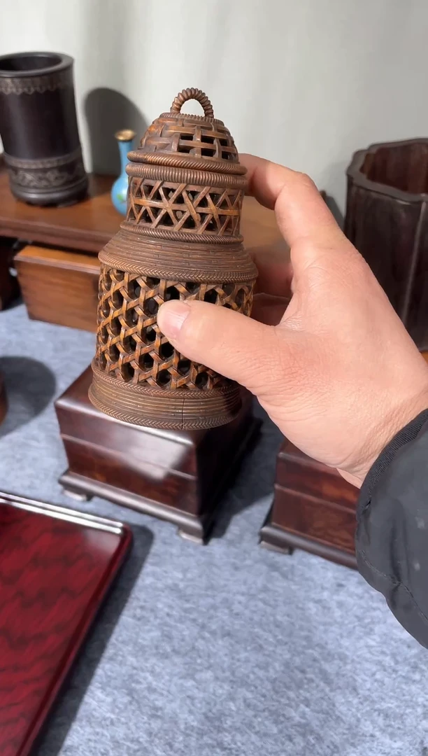 【闪购商品】木典藏老郑木器蝈蝈笼