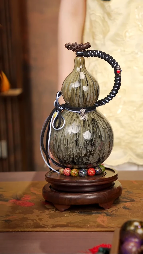 60易林高端工艺大漆酒葫芦--188