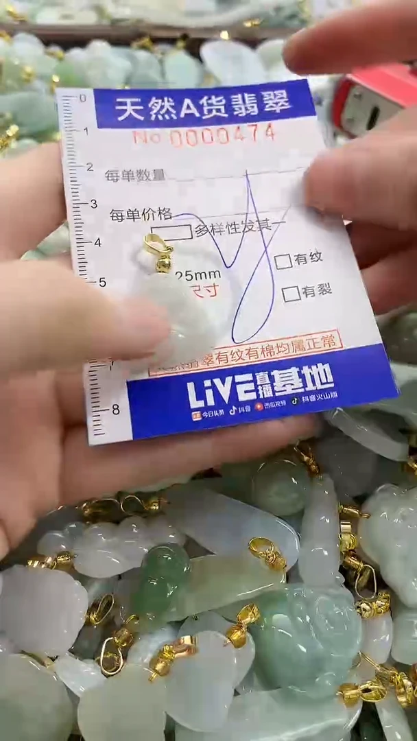 颈饰未镶嵌翡翠纯天然a货翡翠