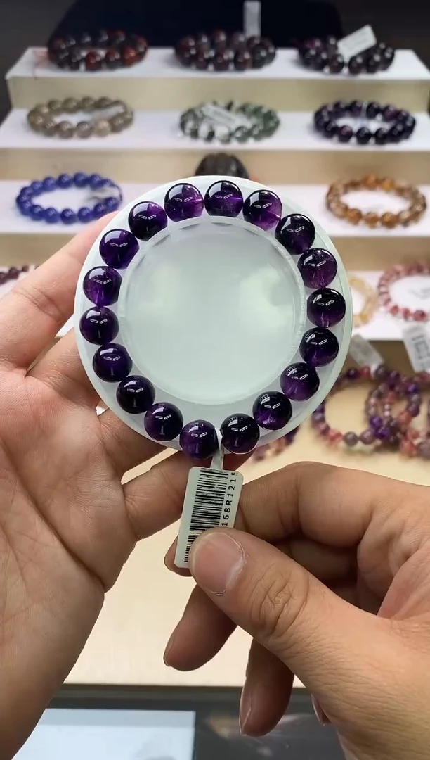 【闪购商品】水晶手链未镶嵌紫超七10m+