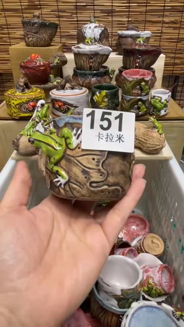 康*151精美粗陶手工柴烧