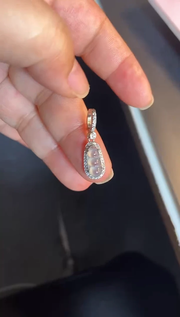 吊坠(不含链)银S925镶嵌翡翠1