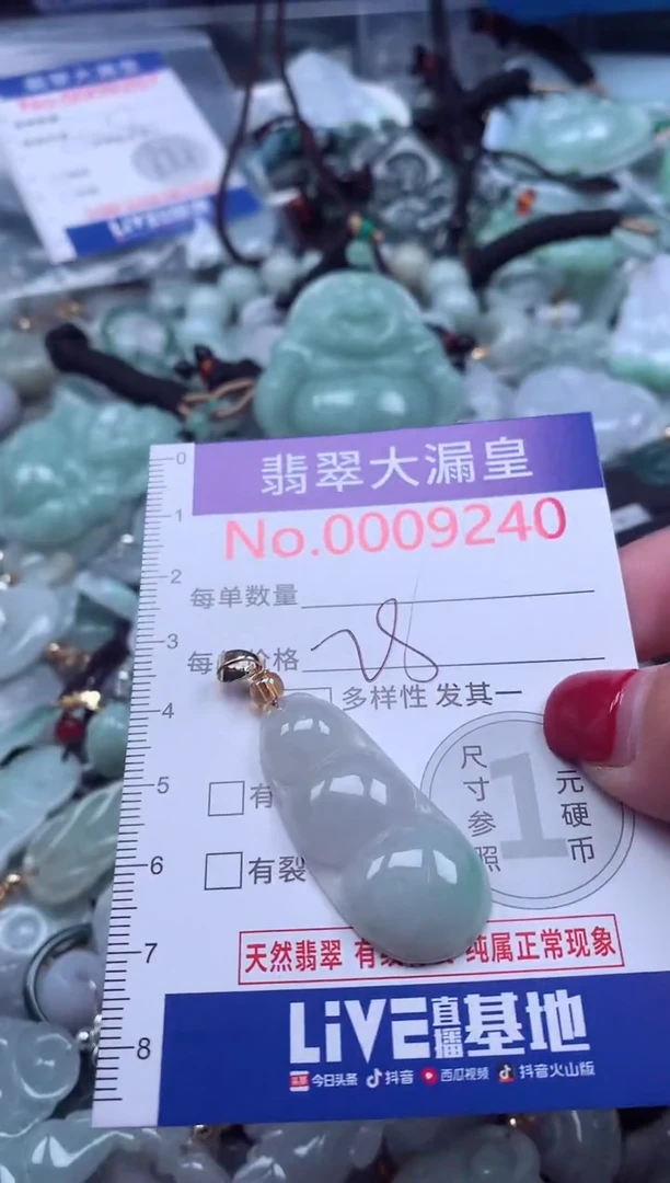 颈饰未镶嵌翡翠9240