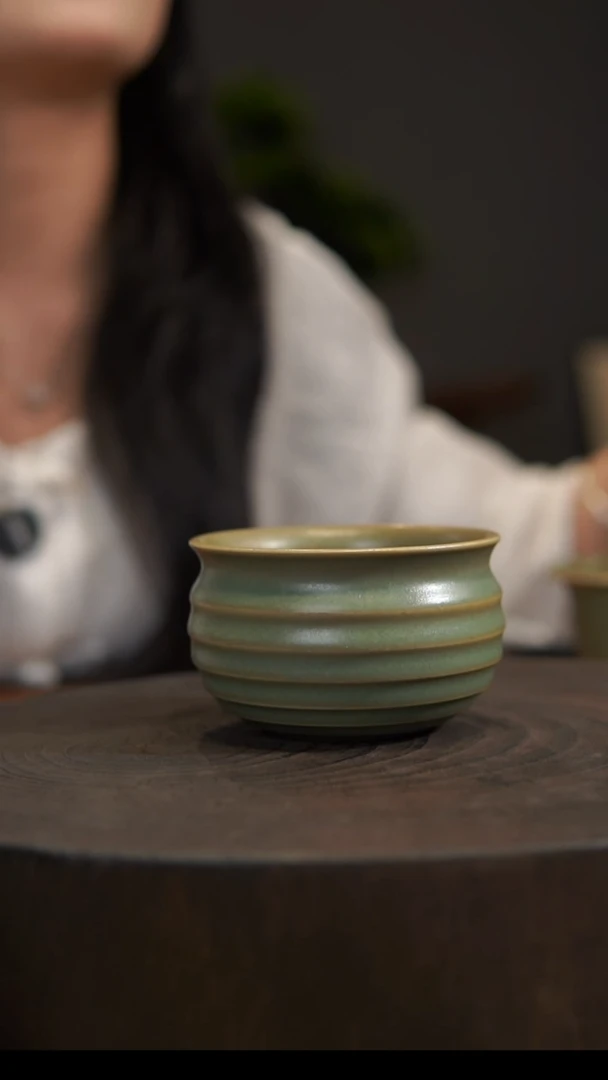 杯子炫纹杯 汝州原产地  原矿老釉