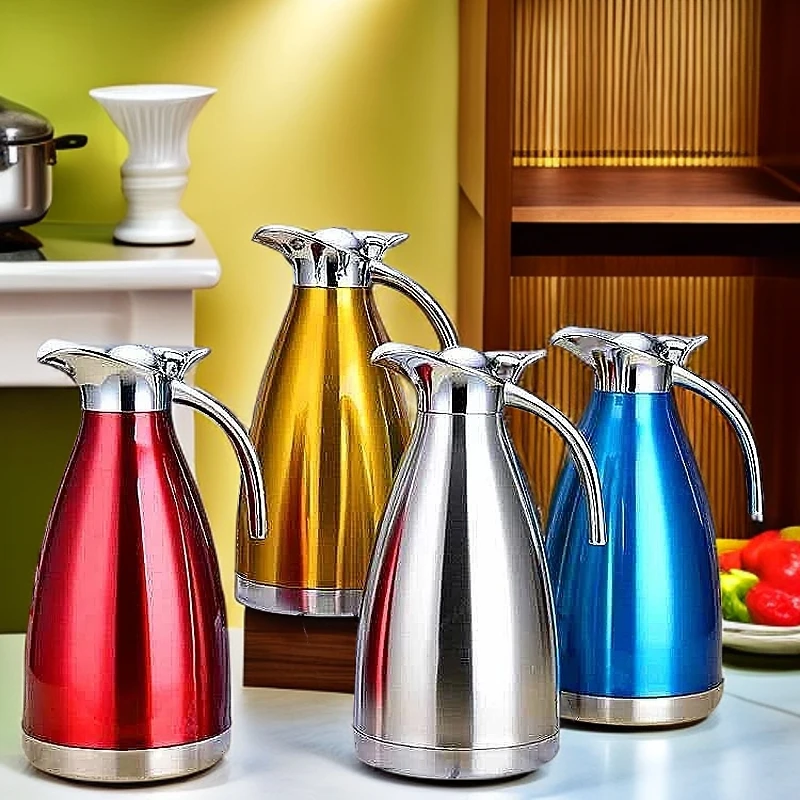 不锈钢保温壶家用开水瓶大容量宿舍便携热水壶真空保温暖水瓶