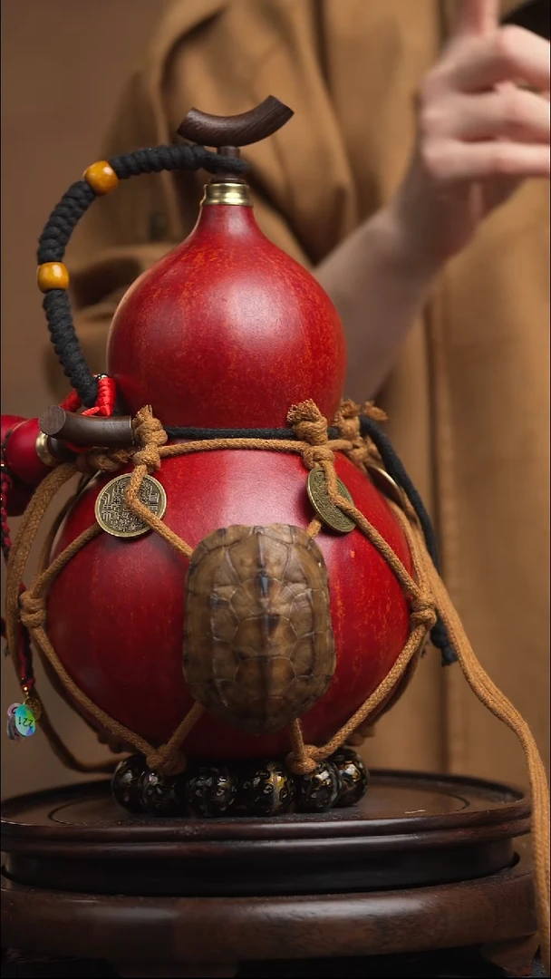 506号大漆酒葫芦一物一拍【双福双禄】<小葫芦择优发>