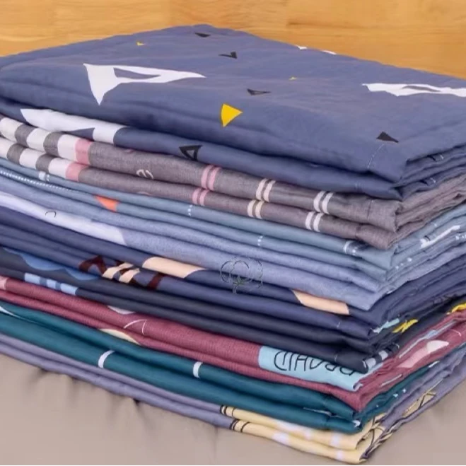 【随机精工印花枕套】加厚印花双人精工枕套（正负5厘米）