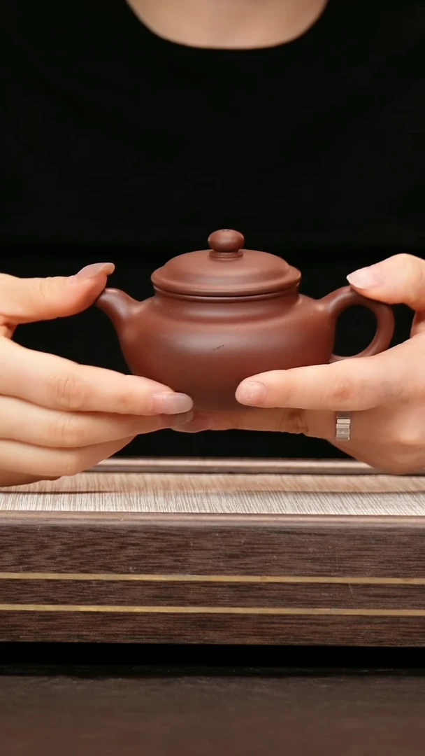 茶壶紫砂中槽清 仿古 小号