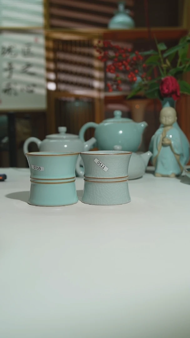 运圈高束腰天青加月白二级